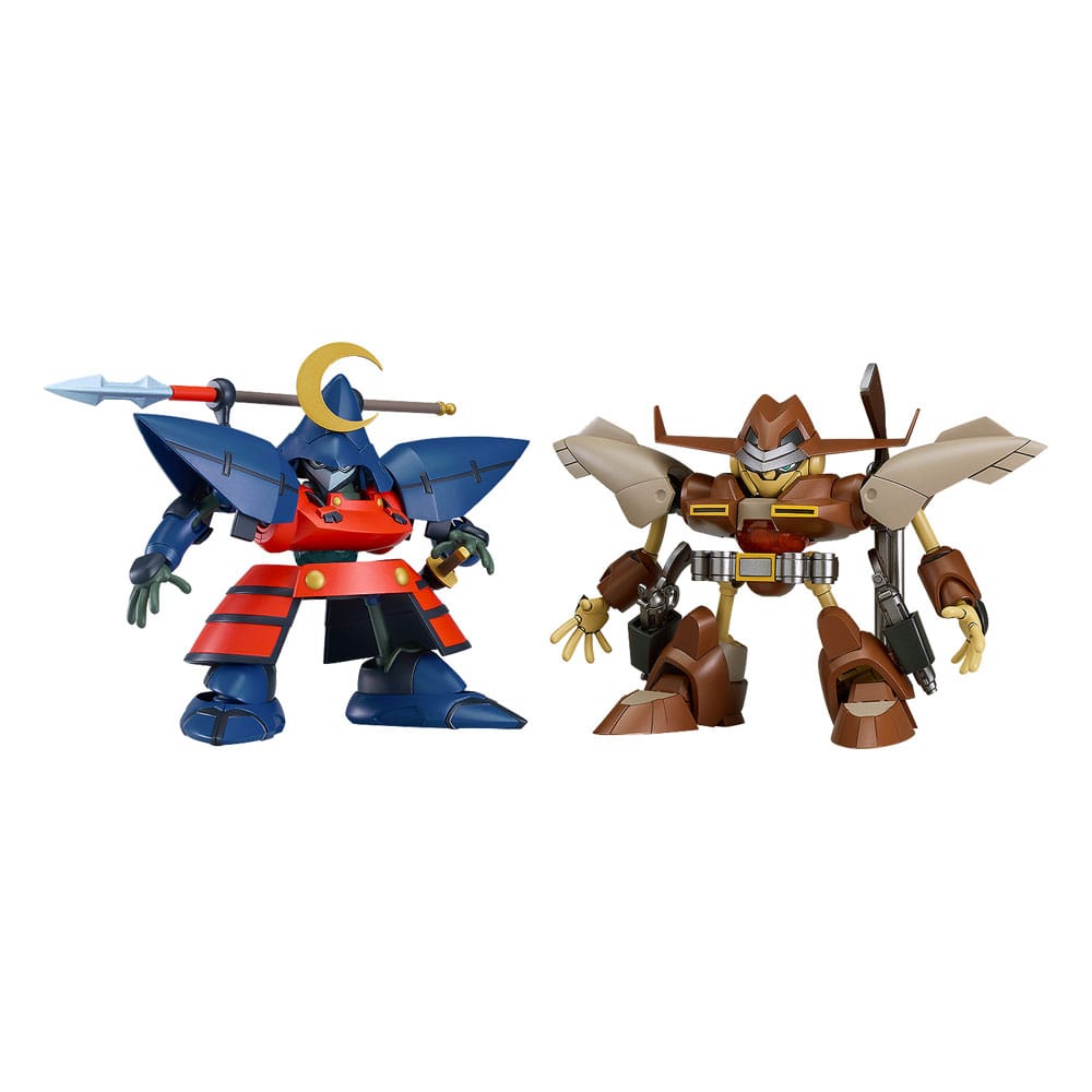 Hao Taikei Ryu Knight Hayatmaru and Delingar Moderoid Plastic Model Kit Collection Series 3 10 cm
