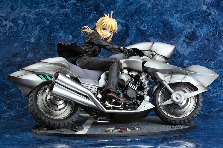 Fate Zero Saber and Saber Motored Cuirassier Statue 1/8 Re Run 16 cm