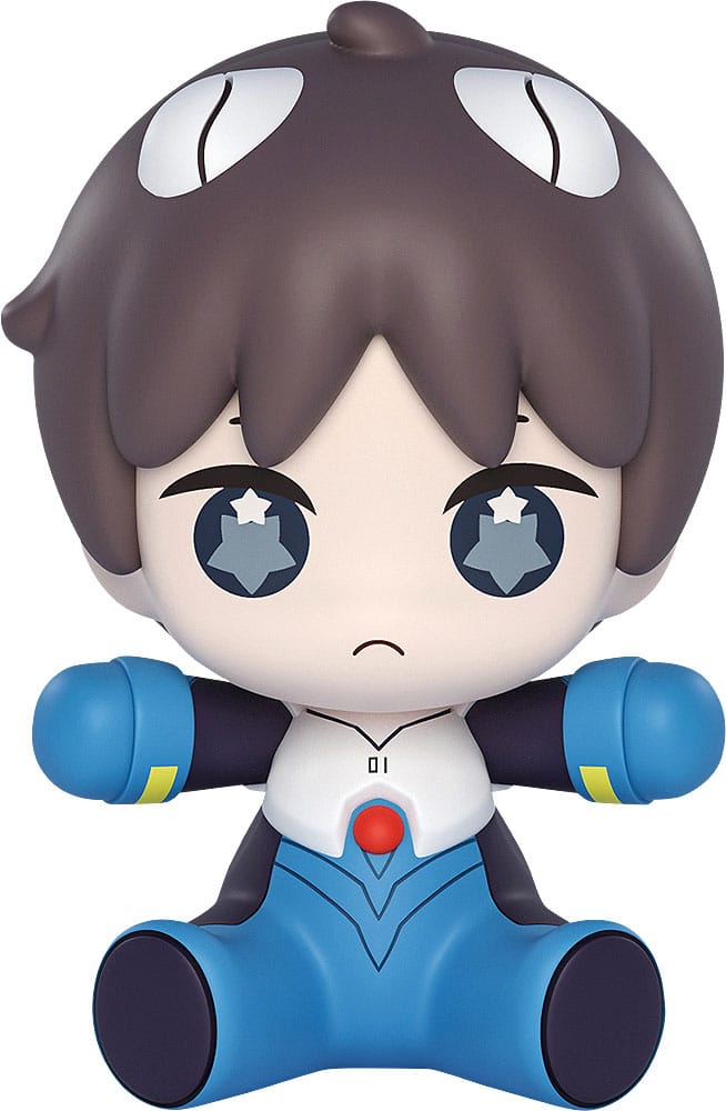 Neon Genesis Evangelion Shinji Ikari Plugsuit Ver Huggy Good Smile Chibi Figure 7 cm