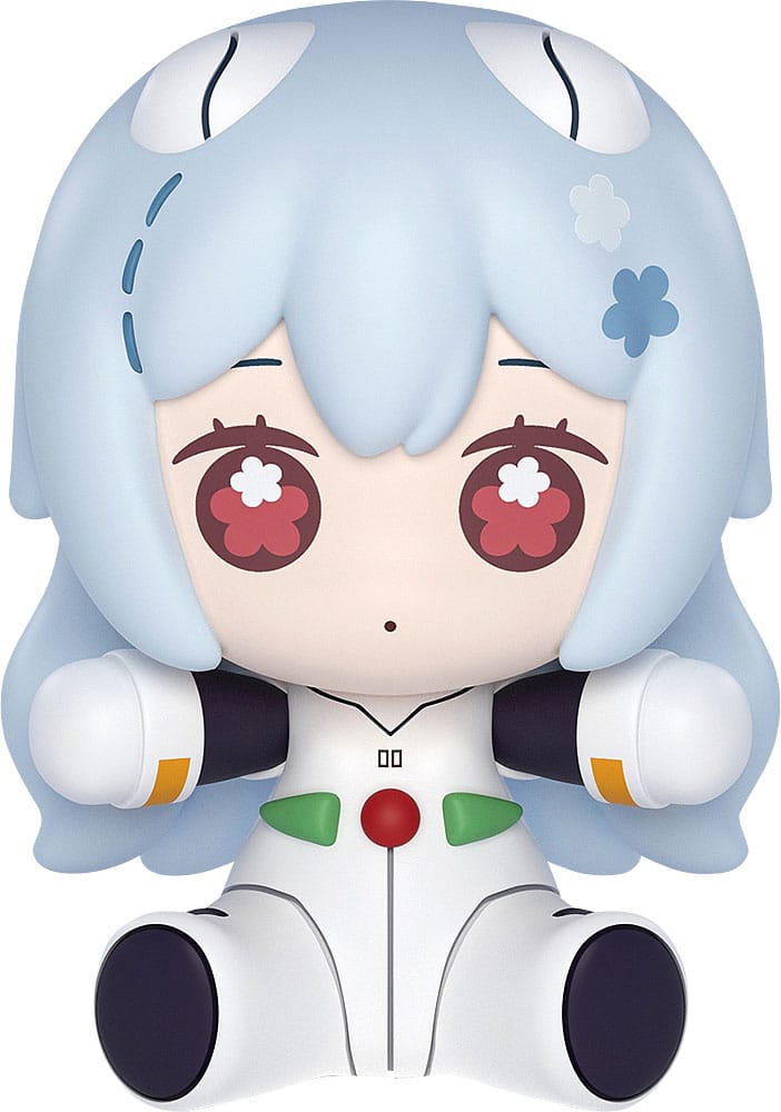 Neon Genesis Evangelion Rei Ayanami Long Hair Ver Huggy Good Smile Chibi Figure 7 cm
