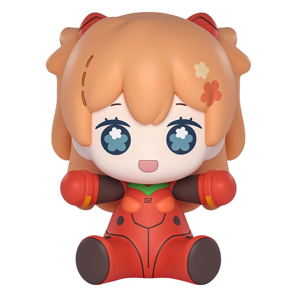 Neon Genesis Evangelion Asuka Shikinami Langley Plugsuit Ver Huggy Good Smile Chibi Figure 7 cm