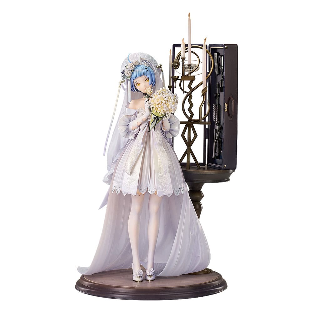 Girls Frontline Zas M21 Affections Behind the Bouquet PVC Statue 1 7 Scale 29 cm