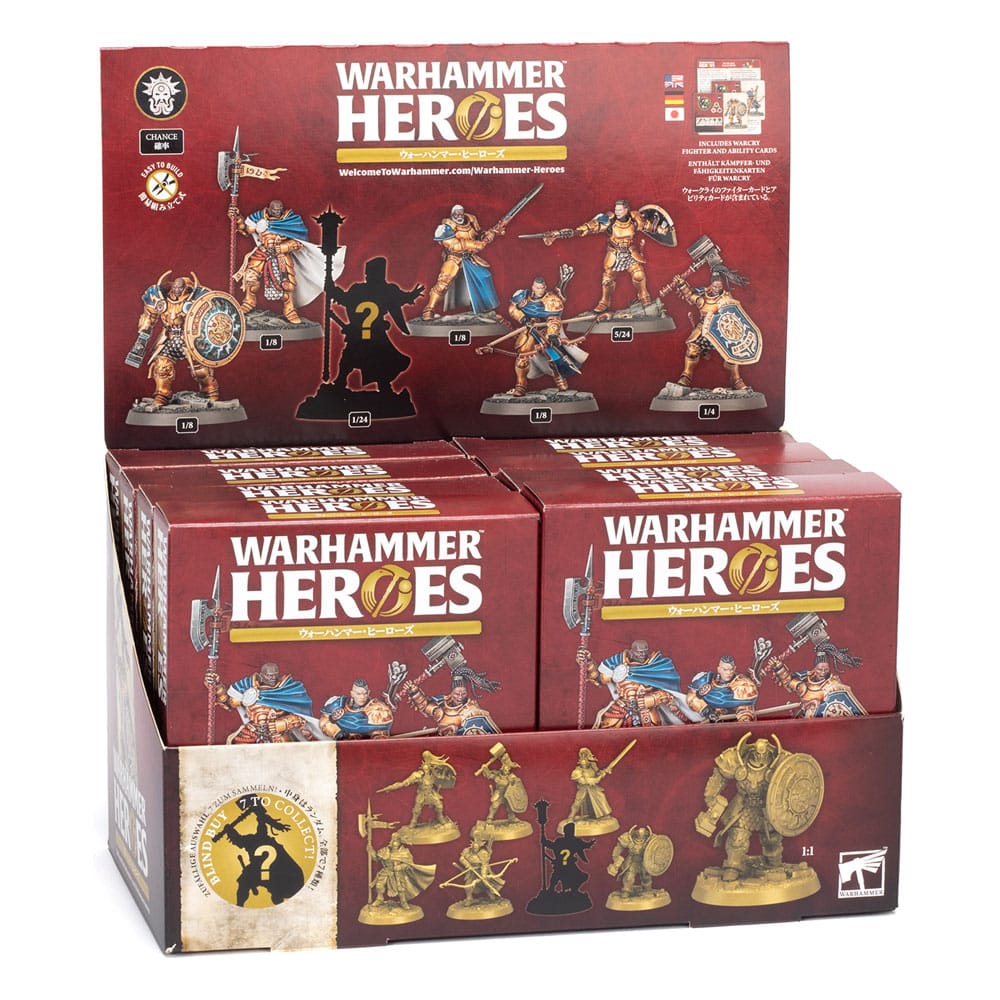 Games Workshop Warhammer Heroes Stormcast Eternals Display Warhammer Age of Sigmar Miniatures 8 Pieces