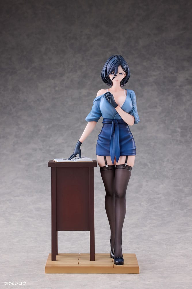 Original Character Toutotsu ni Nugidasu Tennen Bijutsu Kyoushi Rumi PVC Statue Illustration by Keso Shirou 1 6 Scale 28 cm