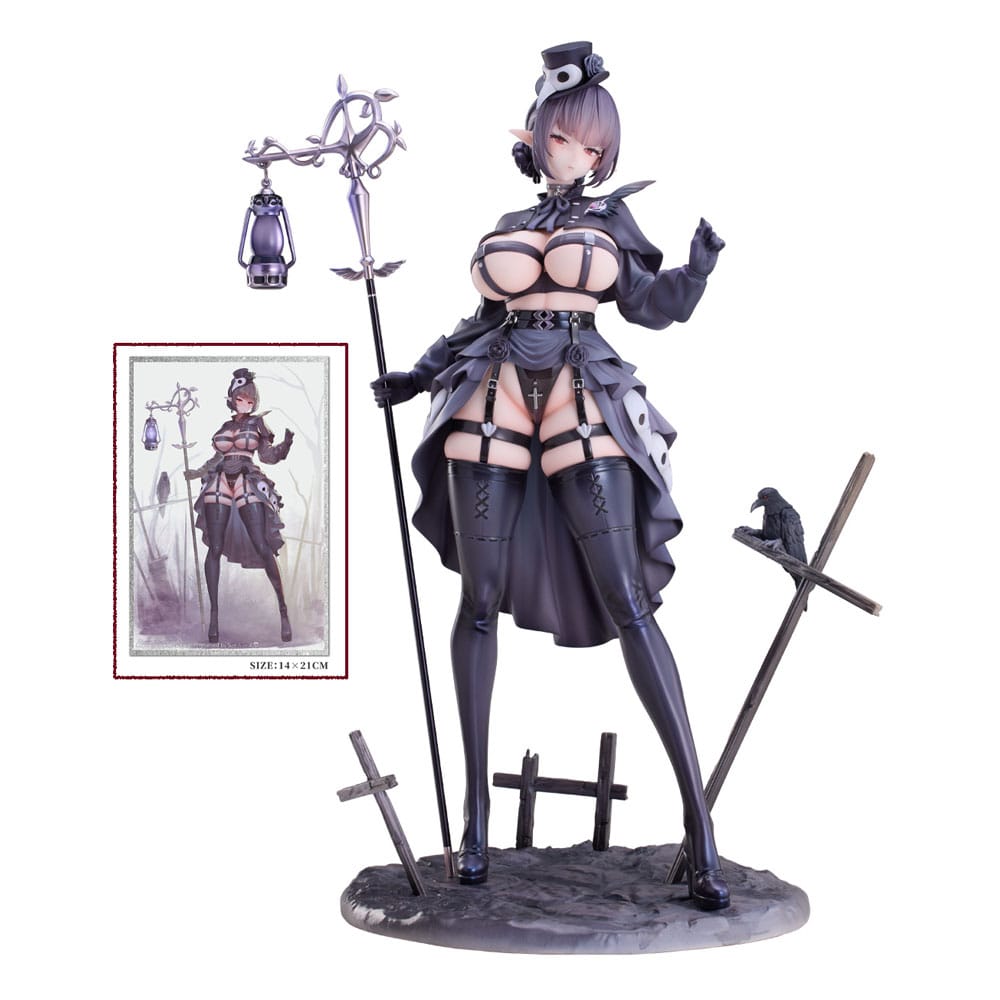 Original Character Pest Doctor Kara Normal Edition PVC Statue 1 6 Scale 30 cm