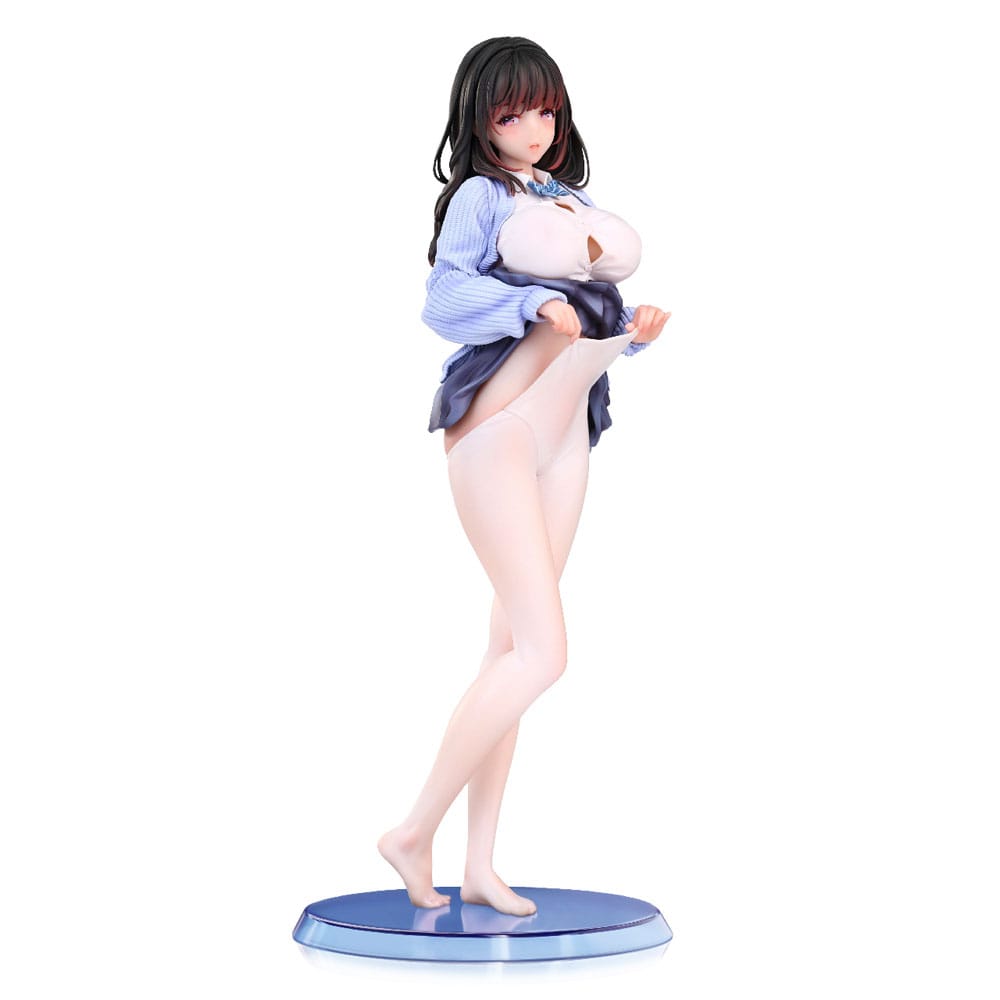 Original Illustration Hitomio16 Bathroom Sister PVC Statue 1 6 Scale 27 cm