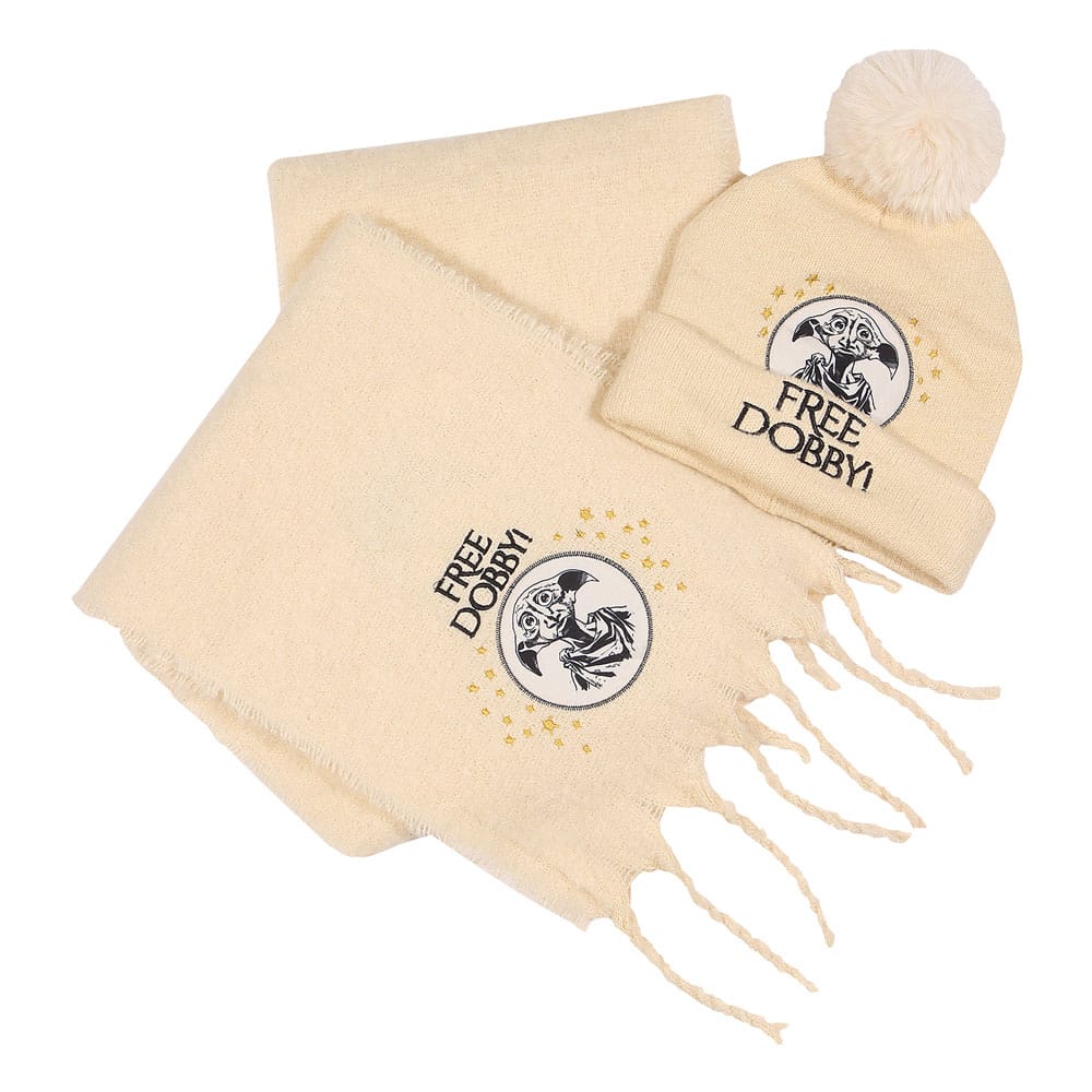Harry Potter Free Dobby Beanie and Scarf Set 165 cm