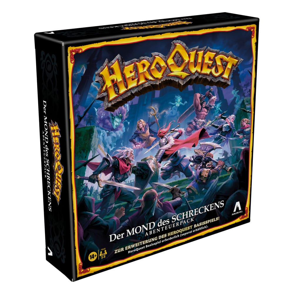 HeroQuest Der Mond des Schreckens Board Game Expansion Quest Pack German Version
