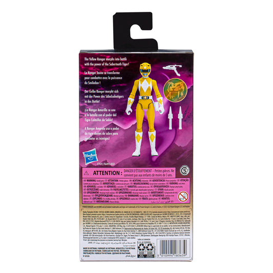 Power Rangers Mighty Morphin Yellow Ranger Action Figure