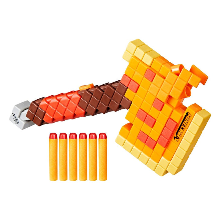 Minecraft Dungeons Nerf Firebrand Dart-Blasting Axe