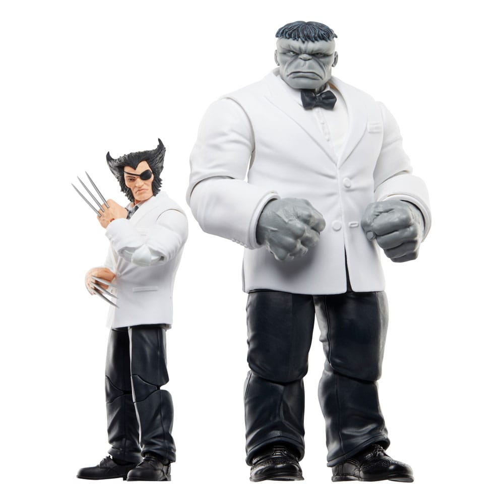Hasbro Marvels Patch Joe Fixit Wolverine 50th Anniversary Marvel Legends Action Figure 2 Pack 15 cm