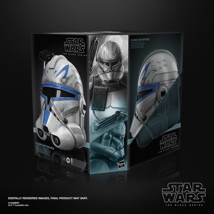 Star Wars Clone Captain Rex The Black Series Ahsoka Electronic Helmet