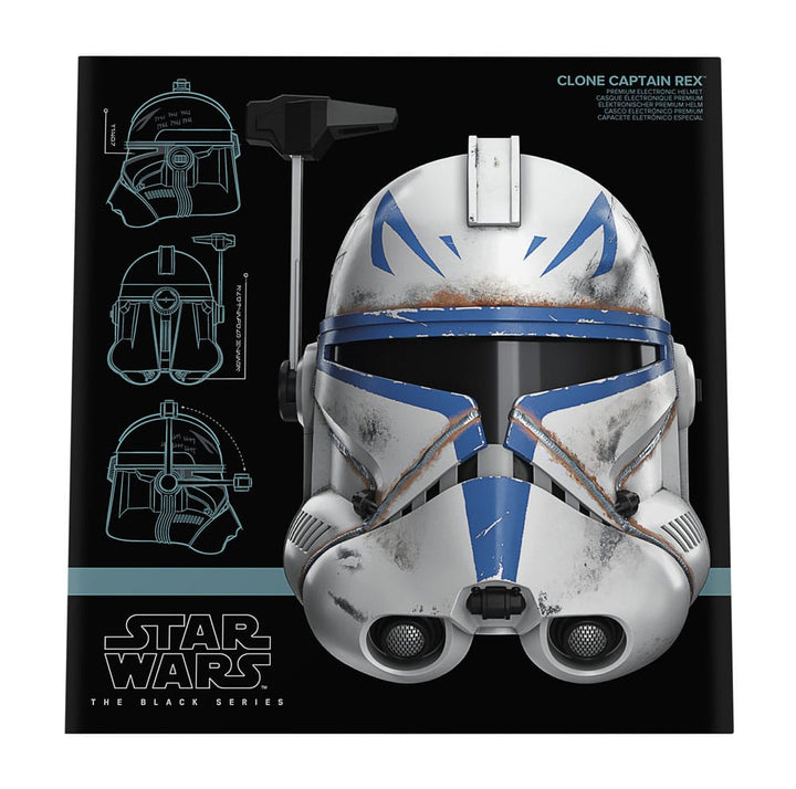 Star Wars Clone Captain Rex The Black Series Ahsoka Electronic Helmet