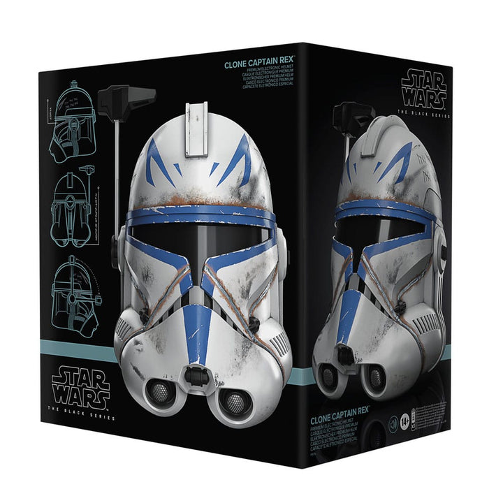 Star Wars Clone Captain Rex The Black Series Ahsoka Electronic Helmet
