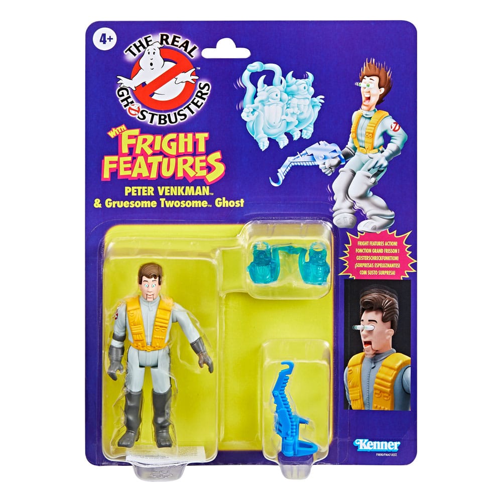 The Real Ghostbusters Fright Feature Peter Venkman with Gruesome Twosome Ghost Action Figure
