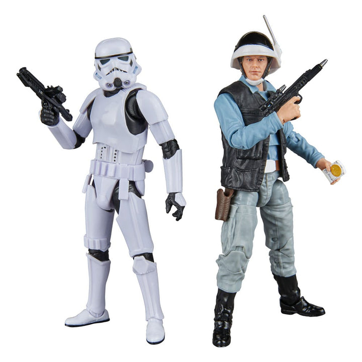 Star Wars Black Series Episode IV Rebel Trooper and Stormtrooper 6" Scale Action Figure (2-Pack)