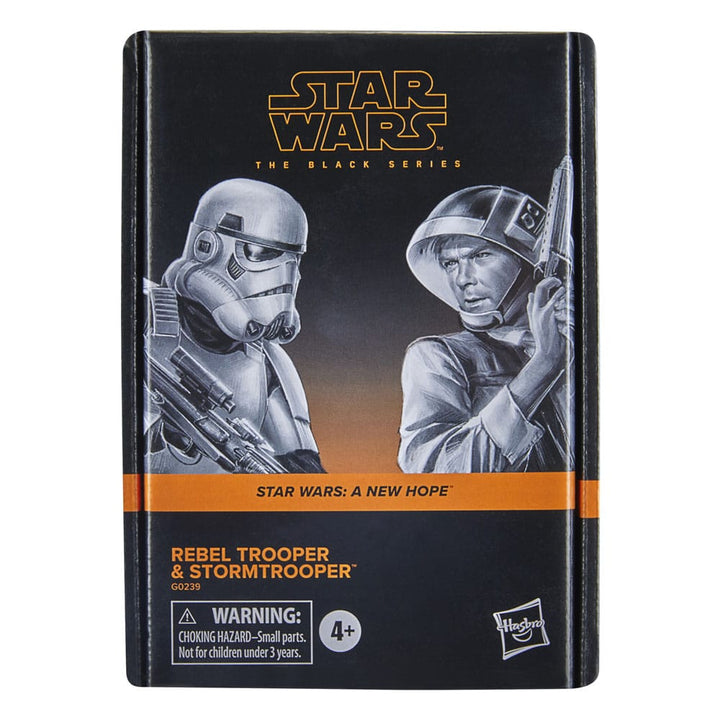 Star Wars Black Series Episode IV Rebel Trooper and Stormtrooper 6" Scale Action Figure (2-Pack)
