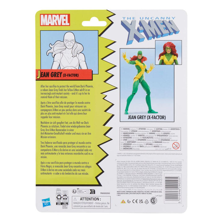 Marvel Jean Grey The Uncanny X Men X Factor Marvel Legends Action Figure 15 cm