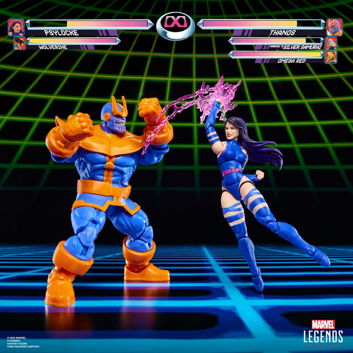 Marvel Legends Series Gamerverse Psylocke vs. Thanos 2-Pack Action Figures