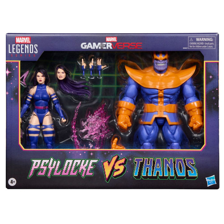 Marvel Legends Series Gamerverse Psylocke vs. Thanos 2-Pack Action Figures