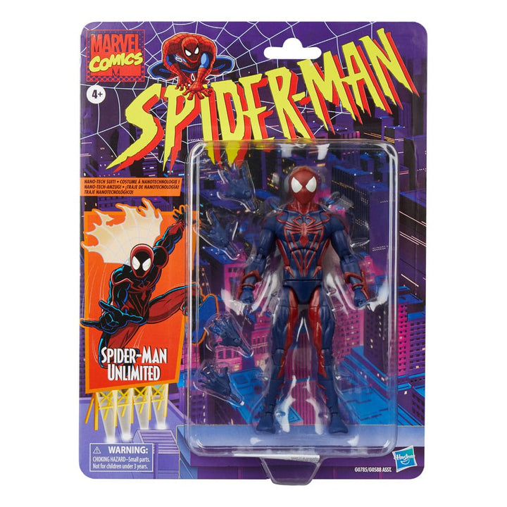 Marvel Legends Spider-Man Across the Spider Verse Spider-Man Unlimited 6" Retro Scale Action Figure