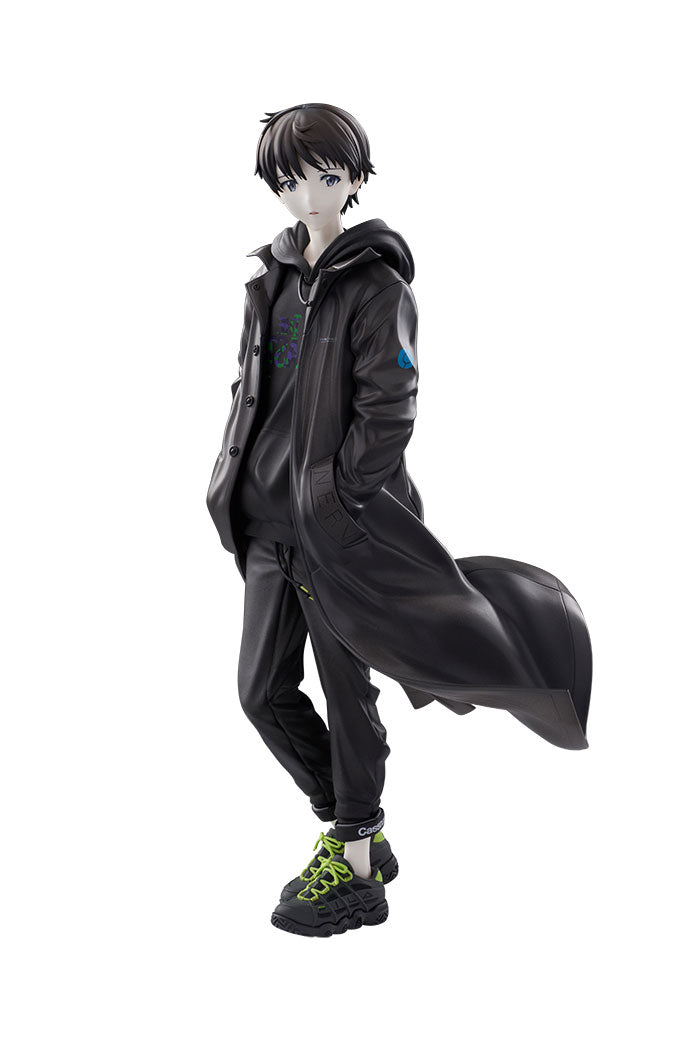 Neon Genesis Evangelion Ikari Shinji Radio Eva Part 2 Original Color PVC Statue 17 Scale 26 cm
