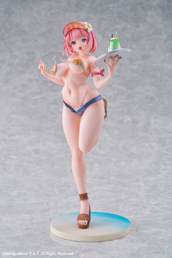 Original Character Summer Waiter Illustration by Kink PVC Statue 17 Scale Limited Edition 25 cm