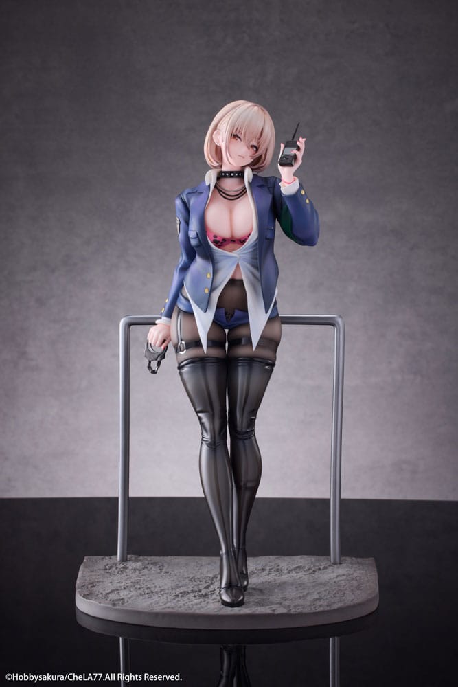 Original Character Naughty Police Woman Illustration by CheLA77 PVC Statue 16 Scale 27 cm