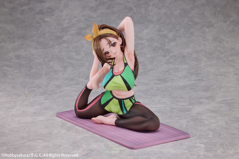 Original Character Yoga Shoujo Illustration by Kinku PVC Statue Bonus Inclusive Limited Edition 17 Scale 14 cm