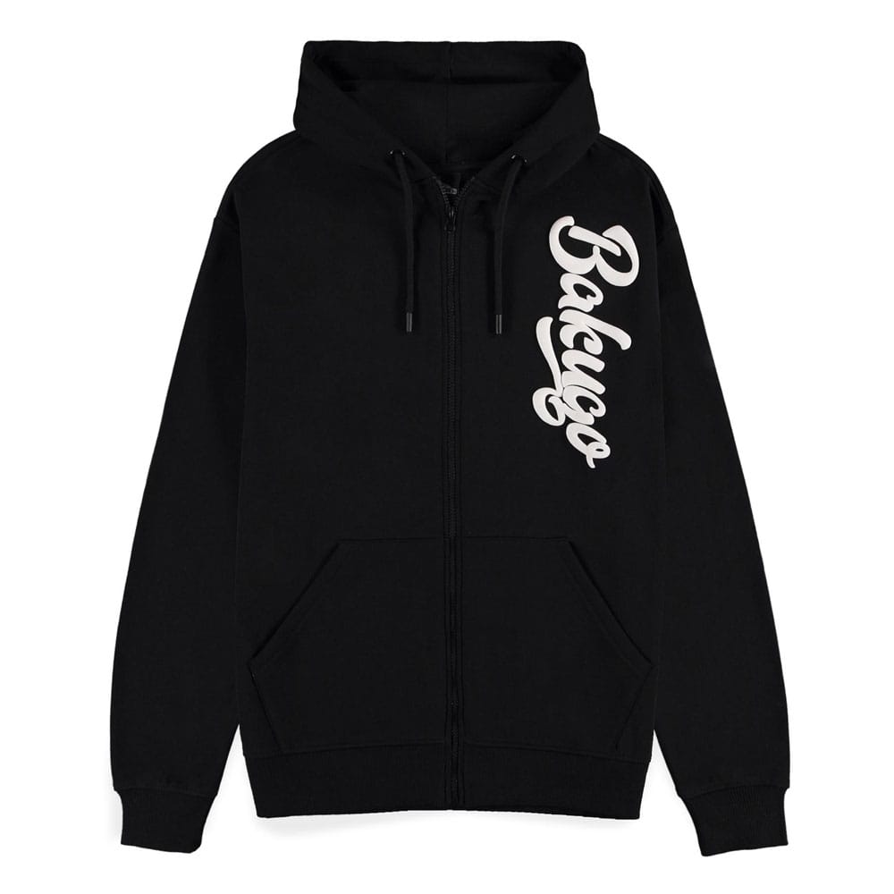 My Hero Academia Bakugo Zipper Hoodie Sweater M