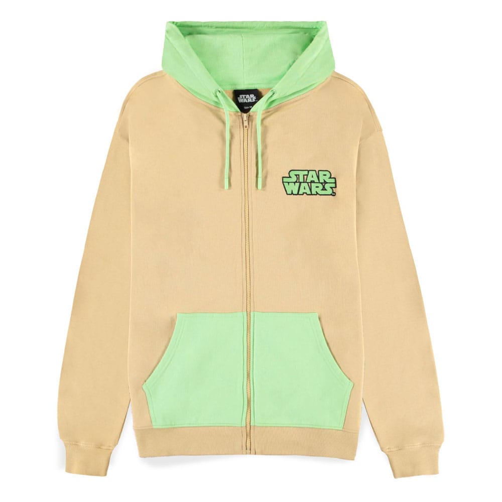 Star Wars Grogu The Mandalorian Zipper Hoodie Size XL