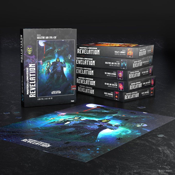 Masters of the Universe Revelation Jigsaw Puzzle Skeletor and Evil-Lyn (1000 pieces)