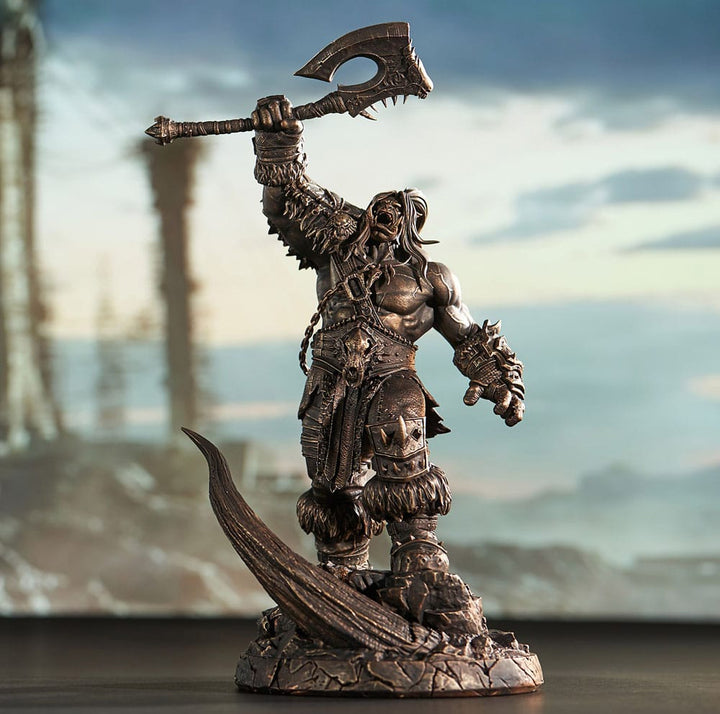 Grommash Hellscream Bronze Coloured Edition World of Warcraft Statue 1 10 Scale 31 cm