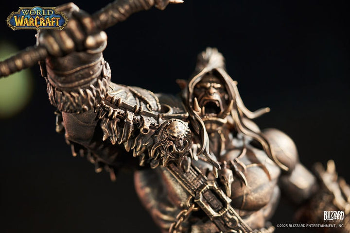 Grommash Hellscream Bronze Coloured Edition World of Warcraft Statue 1 10 Scale 31 cm