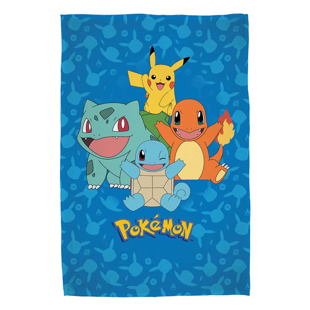 Pokemon Starter Pokemon Fleece Blanket