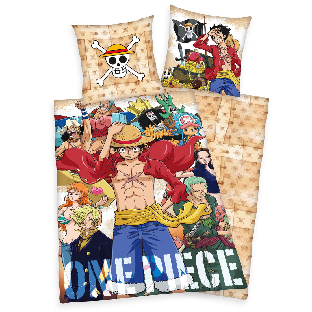 One Piece Crew Duvet Set 135 x 200 cm 80 x 80 cm