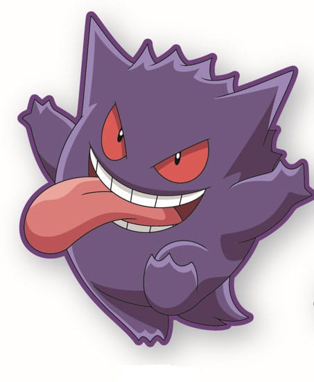 Pokemon Gengar Ghost Pillow 30 cm
