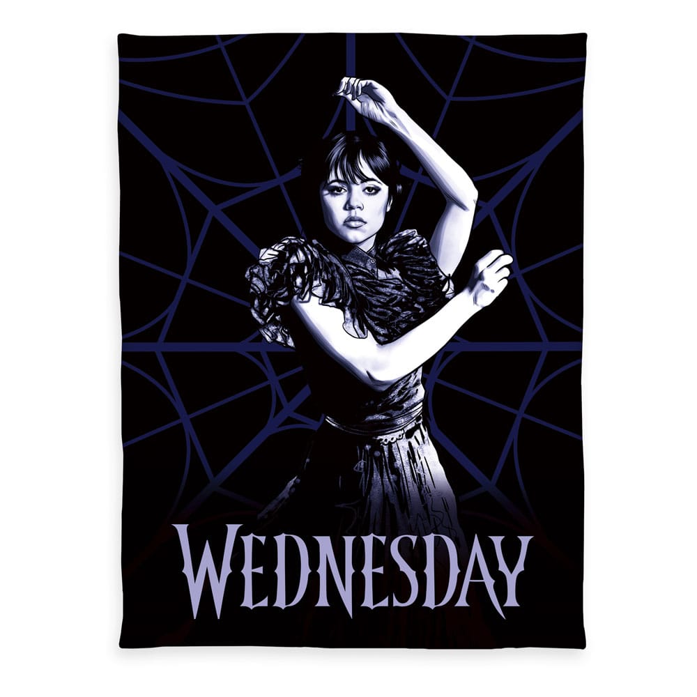 Netflix Wednesday TV Show Fleece Blanket 130 x 170 cm