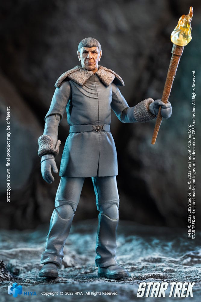 Hiya Toys Spock Prime Star Trek 2009 Exquisite Mini Action Figure 1/18 Scale 10cm