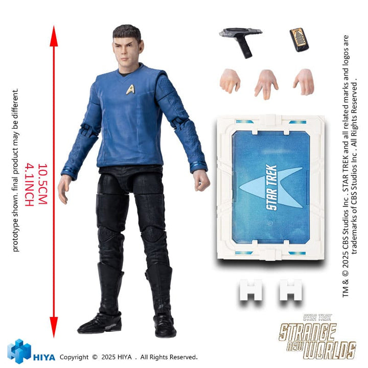 Star Trek Spock Strange New Worlds Exquisite Mini Series Action Figure 11CM
