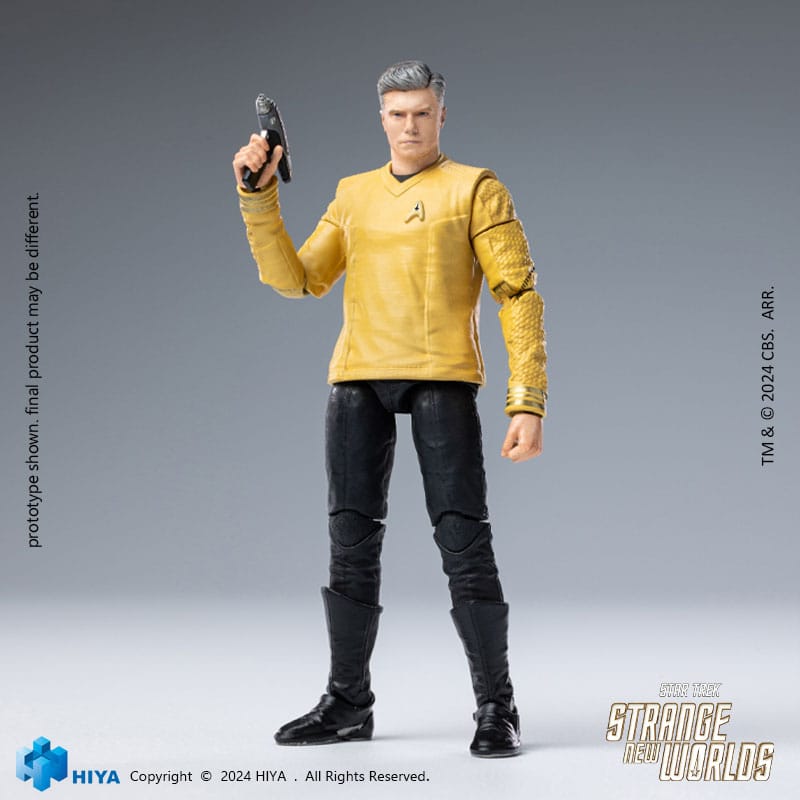 Hiya Toys Pike Star Trek Strange New Worlds Exquisite Mini Series Action Figure 1/18 Scale 11cm