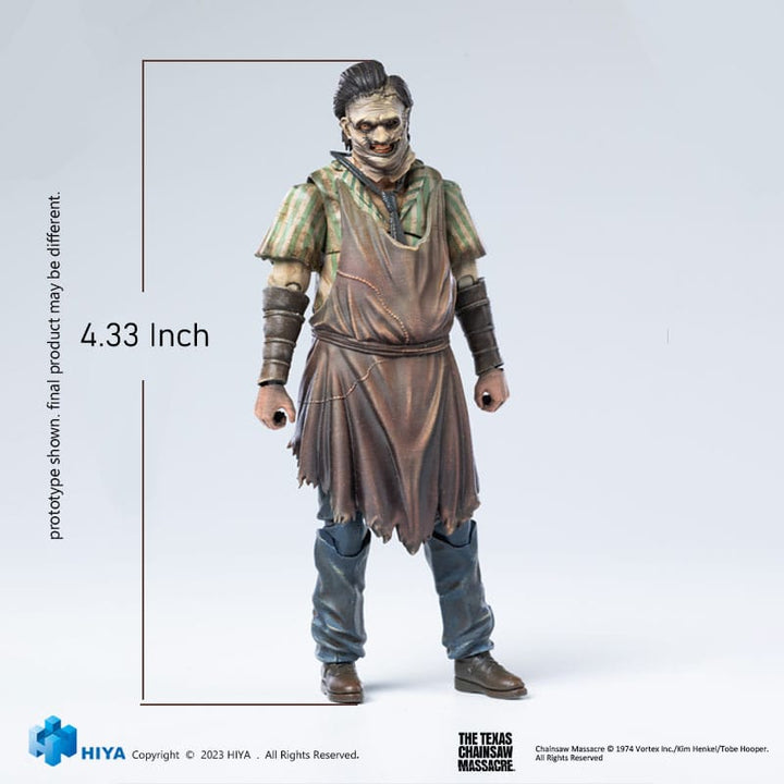 Texas Chainsaw Massacre (2003) Exquisite Mini Action Figure 1/18 Scale Leatherface Killing Mask