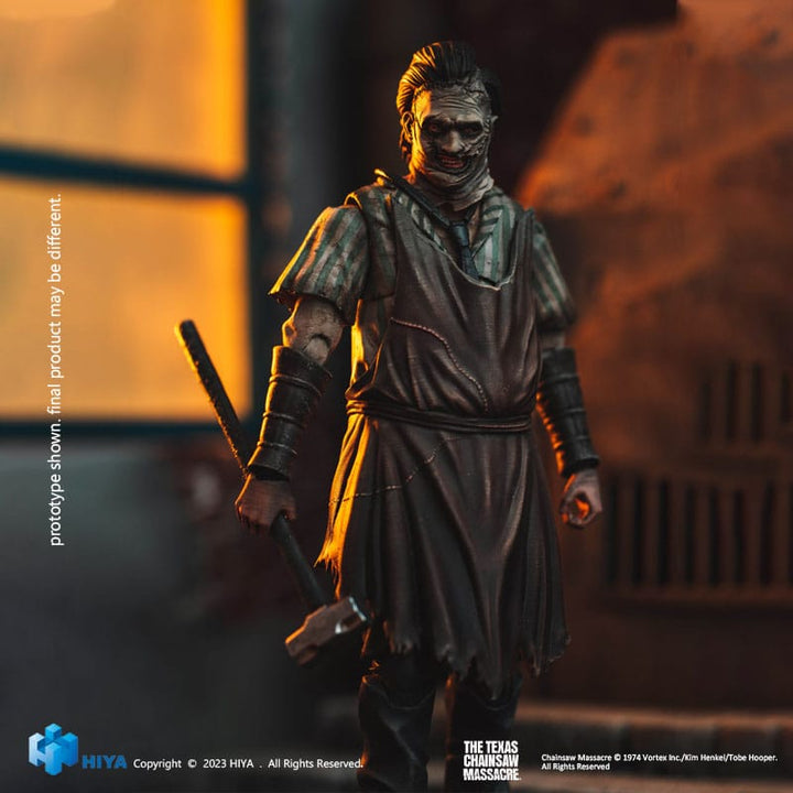 Texas Chainsaw Massacre (2003) Exquisite Mini Action Figure 1/18 Scale Leatherface Killing Mask