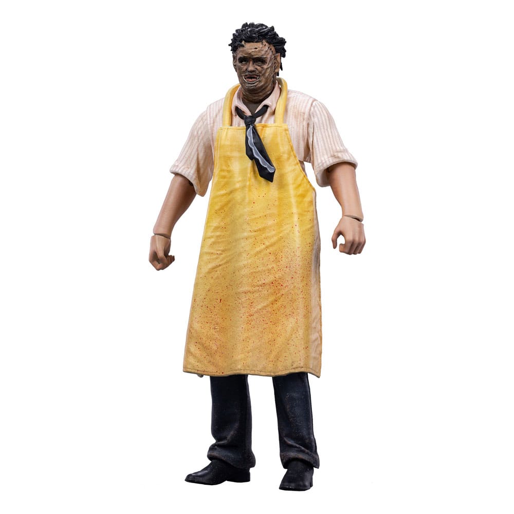 Hiya Toys LeatherFace Killing Mask Texas Chainsaw Massacre 1974 Exquisite Mini Action Figure Standard Version 1/18 Scale 11cm