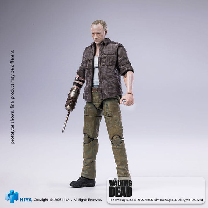 Hiya Toys Merle Dixon The Walking Dead PX Previews Exclusive EXQUISITE MINI Series 1/18 Scale Action Figure