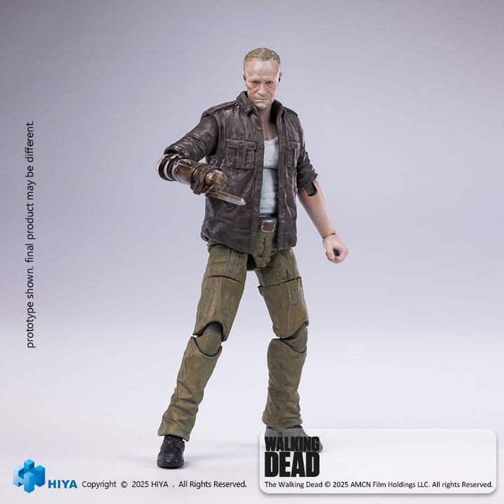 Hiya Toys Merle Dixon The Walking Dead PX Previews Exclusive EXQUISITE MINI Series 1/18 Scale Action Figure