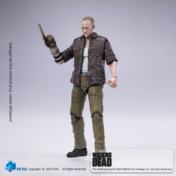Hiya Toys Merle Dixon The Walking Dead PX Previews Exclusive EXQUISITE MINI Series 1/18 Scale Action Figure