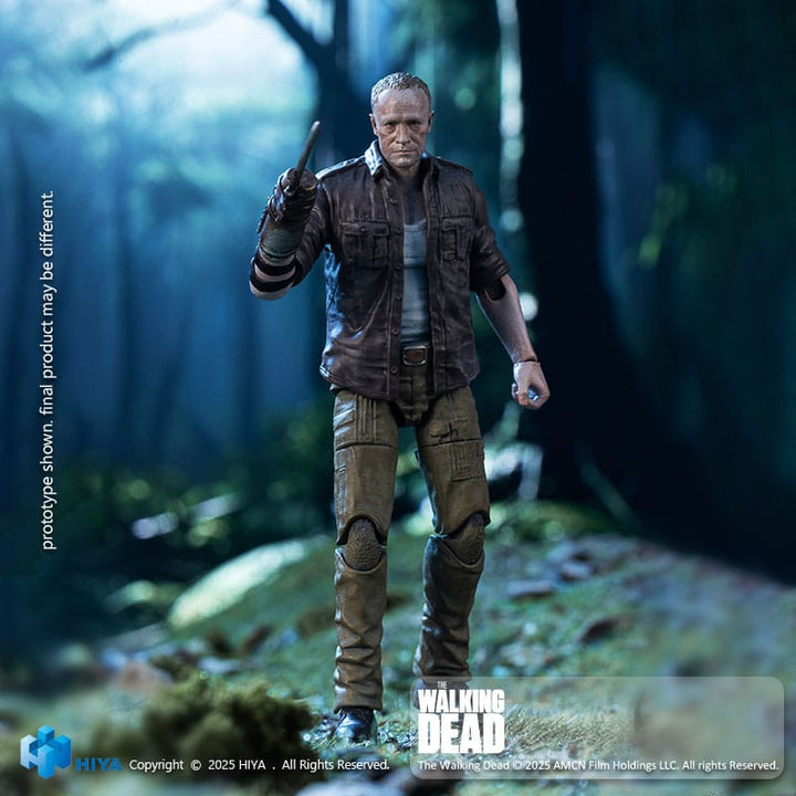 Hiya Toys Merle Dixon The Walking Dead PX Previews Exclusive EXQUISITE MINI Series 1/18 Scale Action Figure