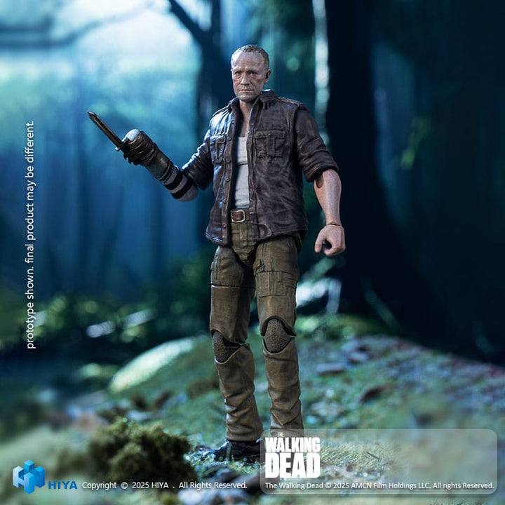 Hiya Toys Merle Dixon The Walking Dead PX Previews Exclusive EXQUISITE MINI Series 1/18 Scale Action Figure