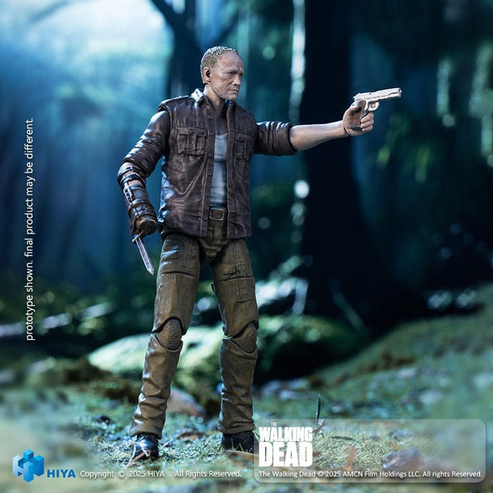 Hiya Toys Merle Dixon The Walking Dead PX Previews Exclusive EXQUISITE MINI Series 1/18 Scale Action Figure